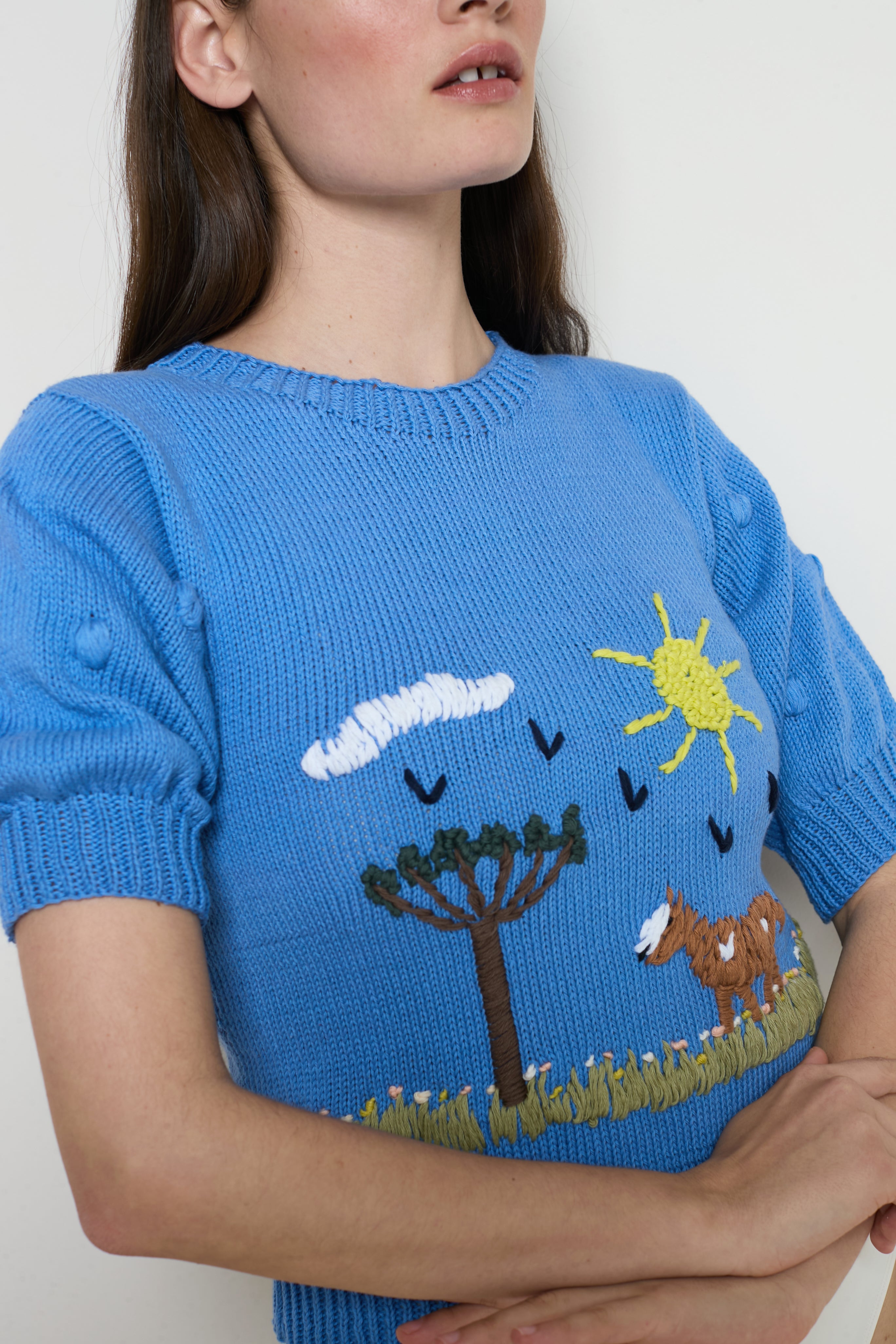 Sweater Farmy azul